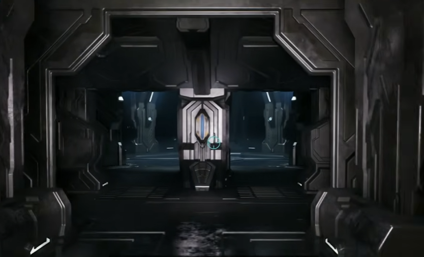 The underground security override room in The Silent Cartographer