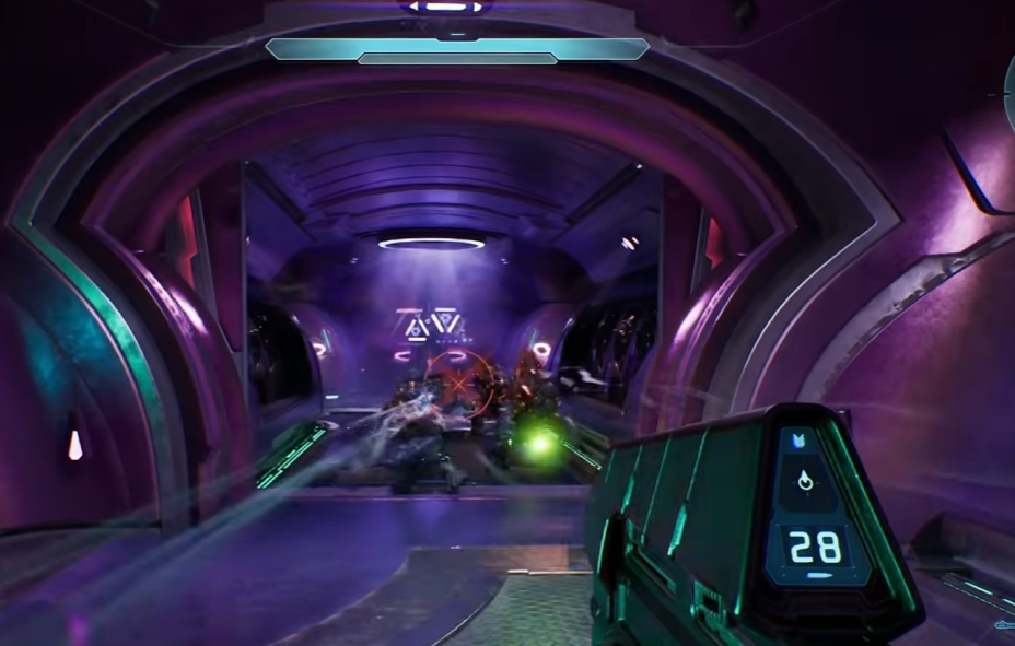 Enemies spawning through the temporarily opened door