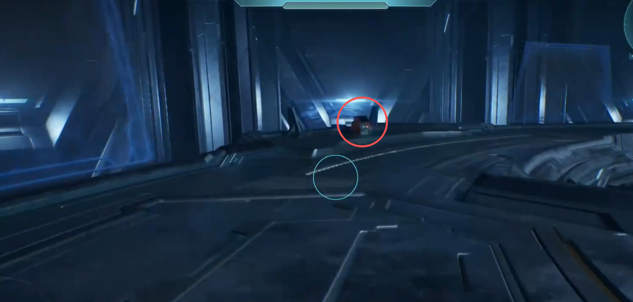 Alone terminal circled on the circular walkway at the start of Two Betrayals
